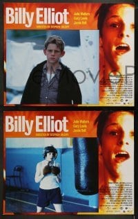 2h051 BILLY ELLIOT 8 LCs 2000 Jamie Bell, Julie Walters, the boy just wants to dance!