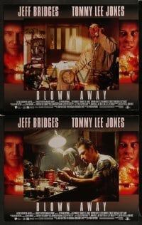 2h057 BLOWN AWAY 8 LCs 1994 Jeff Bridges, Tommy Lee Jones, Lloyd Bridges, Forest Whitaker!