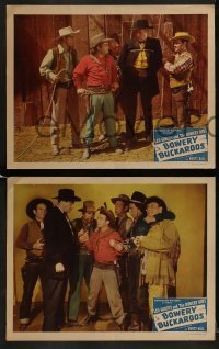 2h574 BOWERY BUCKAROOS 4 LCs 1947 great cowboy western images of Leo Gorcey & Bowery Boys!
