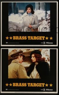 2h064 BRASS TARGET 8 LCs 1978 Sophia Loren, George Kennedy & Max Von Sydow search for Nazi gold!