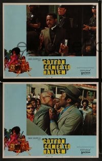2h092 COTTON COMES TO HARLEM 8 int'l LCs 1970 Godfrey Cambridge, Jacques, directed by Ossie Davis