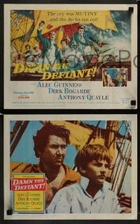 2h100 DAMN THE DEFIANT 8 LCs 1962 Alec Guinness & Dirk Bogarde facing a bloody mutiny!