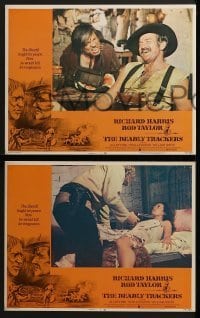 2h103 DEADLY TRACKERS 8 LCs 1973 Richard Harris & Rod Taylor, written by Sam Fuller