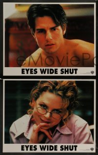 2h126 EYES WIDE SHUT 8 LCs 1999 Stanley Kubrick directed, Tom Cruise, sexy Nicole Kidman!