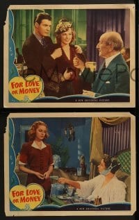 2h483 FOR LOVE OR MONEY 6 LCs 1939 June Lang, Robert Kent, Edward Brophy!