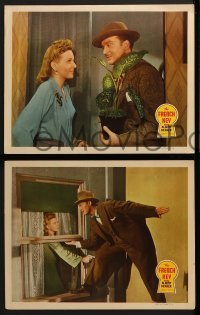 2h485 FRENCH KEY 6 LCs 1946 great images of Albert Dekker, Mike Mazurki, Evelyn Ankers!