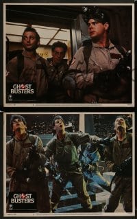 2h608 GHOSTBUSTERS 4 LCs 1984 Bill Murray, Aykroyd & Harold Ramis are here to save the world!