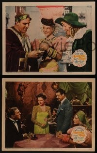 2h719 GREENWICH VILLAGE 3 LCs 1944 sexy Carmen Miranda, Don Ameche, Bendix, Blaine!