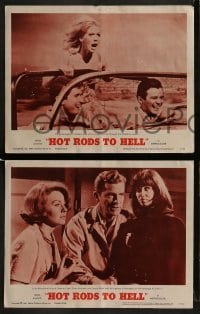 2h176 HOT RODS TO HELL 8 LCs 1967 Dana Andrews, Jeanne Crain, Hotter than Hell's Angels!