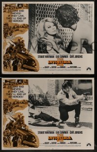 2h192 INVINCIBLE SIX 8 LCs 1970 Stuart Whitman, sexy Elke Sommer, Curt Jurgens, Iranian bandits!