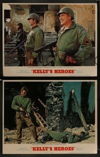 2h204 KELLY'S HEROES 8 LCs 1970 Clint Eastwood, Savalas, Don Rickles, Donald Sutherland, WWII!