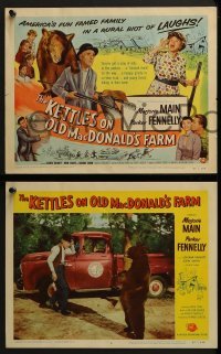 2h205 KETTLES ON OLD MacDONALD'S FARM 8 LCs 1957 Marjorie Main & Parker Fennelly in the Ozarks!