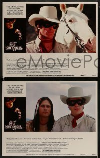 2h218 LEGEND OF THE LONE RANGER 8 LCs 1981 Klinton Spilsbury in the title role, Michael Horse!