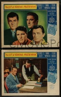 2h220 LIST OF ADRIAN MESSENGER 8 LCs 1963 John Huston directed, George C. Scott, Kirk Douglas!