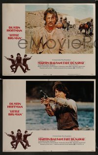 2h221 LITTLE BIG MAN 8 LCs 1971 Hoffman is the most neglected hero in history, Arthur Penn!