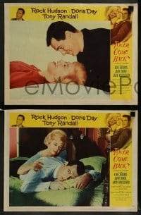2h224 LOVER COME BACK 8 LCs 1961 Rock Hudson, Doris Day, Tony Randall, Jack Kruschen!