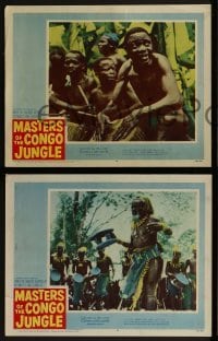 2h539 MASTERS OF THE CONGO JUNGLE 5 LCs 1960 a terrifying record of the beginnings of man & beast!