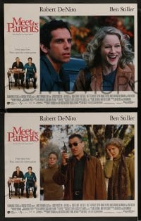 2h237 MEET THE PARENTS 8 LCs 2000 wacky Ben Stiller, Blythe Danner, Robert De Niro, Teri Polo!