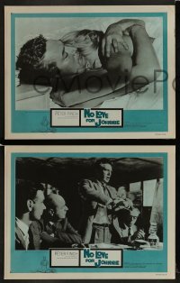2h739 NO LOVE FOR JOHNNIE 3 LCs 1961 directed by Ralph Thomas, Peter Finch, Mary Peach!