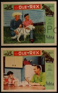 2h444 OLE REX 7 LCs 1961 Billy Hughes, William B. Foster, Rex the dog!