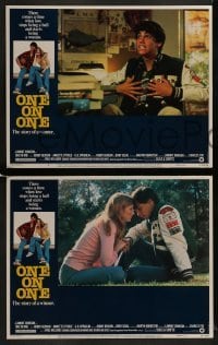 2h259 ONE ON ONE 8 LCs 1977 basketball player Robby Benson & pretty Annette O'Toole!