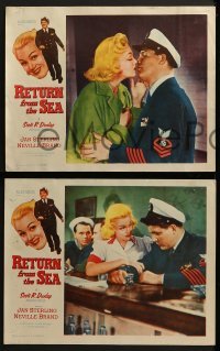 2h295 RETURN FROM THE SEA 8 LCs 1954 Jan Sterling, Neville Brand, the fleet's in!