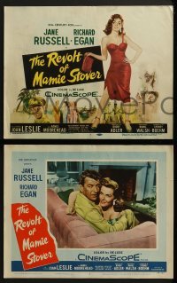 2h297 REVOLT OF MAMIE STOVER 8 LCs 1956 super sexy Jane Russell w/Richard Egan & Joan Leslie!