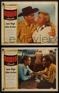 2h305 RODEO 8 LCs 1952 lowdown on Daredevil Kings & Queens of the Rodeo Rings, Jane Nigh!