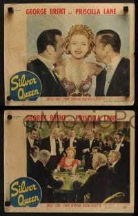 2h452 SILVER QUEEN 7 LCs 1942 George Brent & Bruce Cabot, Priscilla Lane!