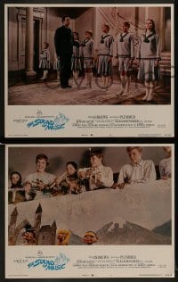 2h764 SOUND OF MUSIC 3 LCs R1973 great images of Julie Andrews, Christopher Plummer, & top cast!