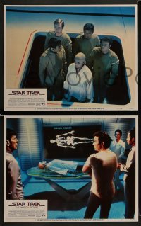 2h349 STAR TREK 8 LCs 1979 William Shatner, Leonard Nimoy, DeForest Kelly, Collins & Khambatta