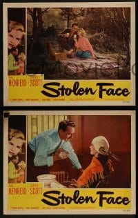 2h769 STOLEN FACE 3 LCs 1952 Paul Henreid, very sexy treacherous bad girl Lizabeth Scott!