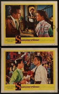 2h655 SUMMERTIME 4 LCs 1955 Katharine Hepburn, Venice, David Lean directed!