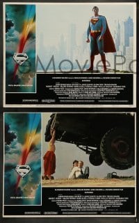 2h771 SUPERMAN 3 LCs 1978 great images of Christopher Reeve, Glenn Ford, Phyllis Thaxter!