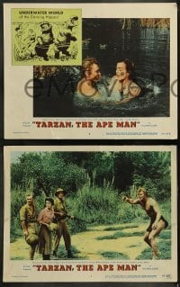 2h556 TARZAN THE APE MAN 5 LCs 1959 Denny Miller & Joanna Barnes in lagoon of love!