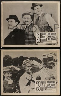2h377 THREE MEN IN A BOAT 8 LCs 1959 Laurence Harvey, wacky boating images!