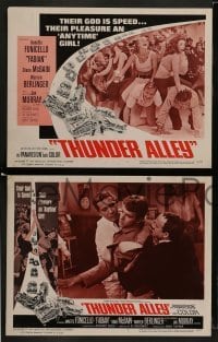 2h378 THUNDER ALLEY 8 LCs 1967 Annette Funicello, Fabian, car racing, lots of fighting!