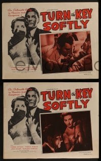 2h462 TURN THE KEY SOFTLY 7 LCs 1953 sexiest, trampy Joan Collins & Yvonne Mitchell!
