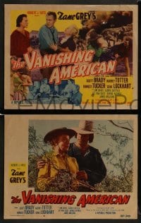 2h398 VANISHING AMERICAN 8 LCs 1955 from Zane Grey novel, Scott Brady, Audrey Totter!