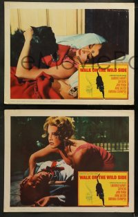 2h783 WALK ON THE WILD SIDE 3 LCs 1962 great images of sexy Jane Fonda, Laurence Harvey!