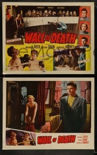 2h401 WALL OF DEATH 8 LCs 1952 knockouts, heart throbs, cool boxing & motorcycle stuntman images!