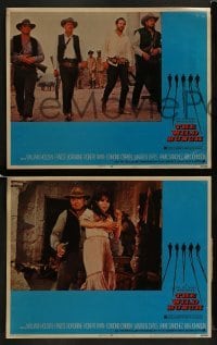 2h414 WILD BUNCH 8 LCs 1969 Sam Peckinpah cowboy classic, William Holden & Ernest Borgnine!