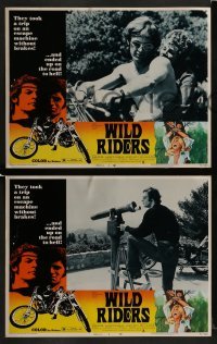 2h418 WILD RIDERS 8 LCs 1971 Alex Rocco & another biker end up on the road to Hell!