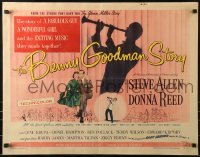 2j543 BENNY GOODMAN STORY style A 1/2sh 1956 Steve Allen as Goodman, Donna Reed, Gene Krupa!