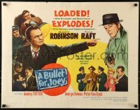 2j558 BULLET FOR JOEY 1/2sh 1955 George Raft, Edward G. Robinson, film noir!