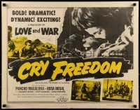 2j589 CRY FREEDOM 1/2sh 1961 Pancho Magalona, Johnny Reyes, World War II!