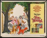 2j640 FOX & THE HOUND 1/2sh 1981 two friends who didn't know they were supposed to be enemies!