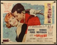 2j649 GAZEBO style B 1/2sh 1960 great romantic art of Glenn Ford w/telephone & Debbie Reynolds!