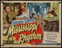 2j768 MISSISSIPPI RHYTHM 1/2sh 1949 Louisiana Governor Jimmie Davis, cool musical images!