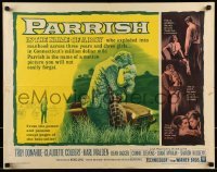 2j809 PARRISH 1/2sh 1961 Donahue passionately kissing pretty Connie Stevens, blue credits design!